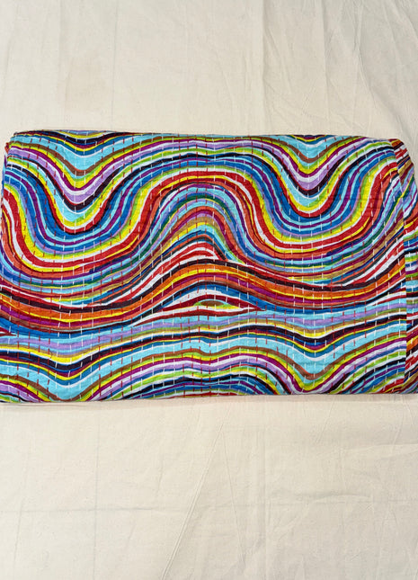 Handstitched Kantha- Lehariya