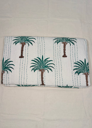 Hand-block Kantha( size: 90*108 Inches): Khajoor