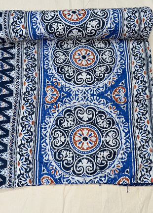 Mandal Hand-Stitch Kantha: Aasmani