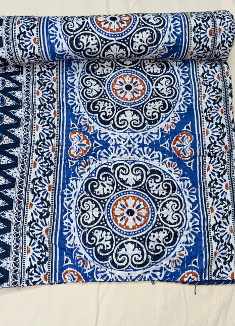 Mandal Hand-Stitch Kantha: Aasmani