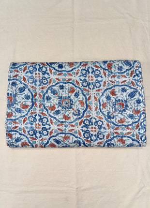 Handblock Kantha Specials: Marble-floral