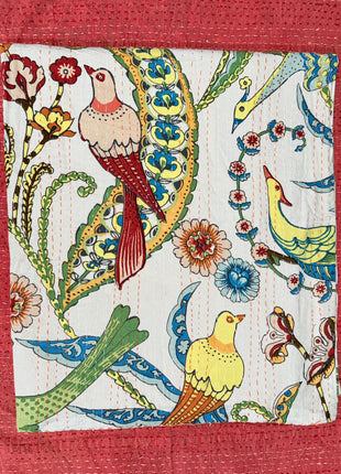 Handstitched Kantha (size: 90x108 Inches): Morni