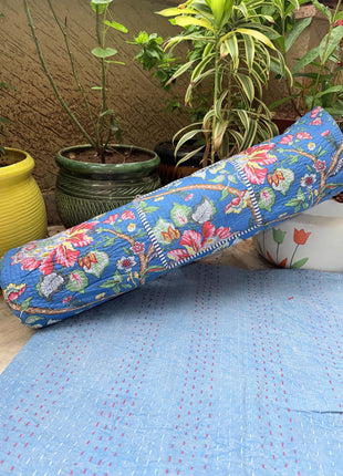 Oceanic Daaliya Floral Quilted Yoga-Mat Bag