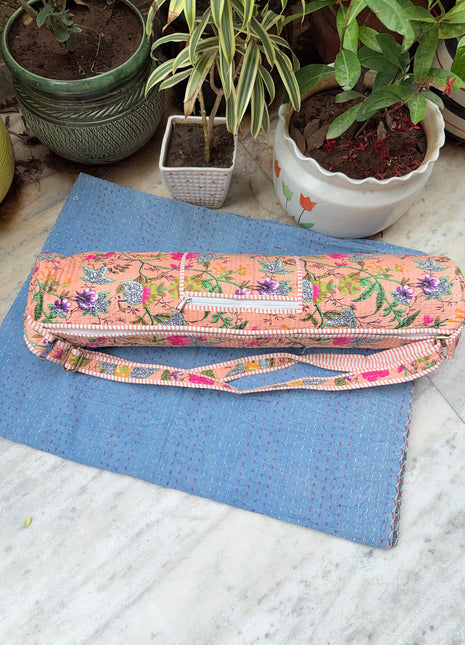 Abstract Floral Paradise Yoga-Mat Bag
