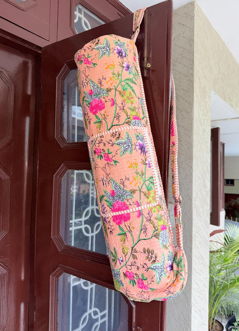 Abstract Floral Paradise Yoga-Mat Bag