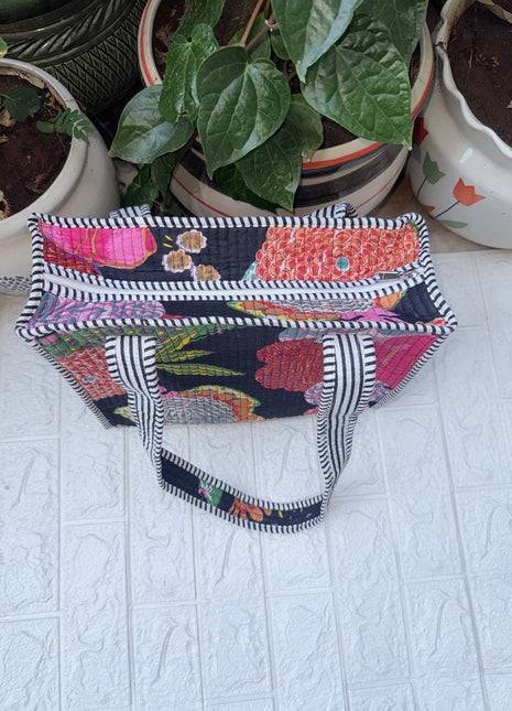 Tropical Fruit Quilted Bread Bag