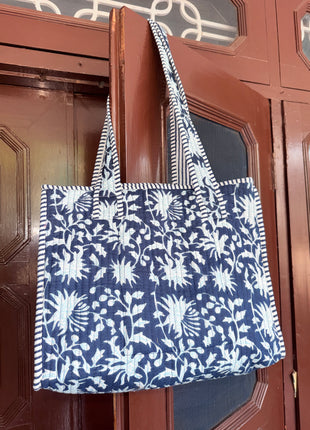 Quilted Mini Tote: Sharad