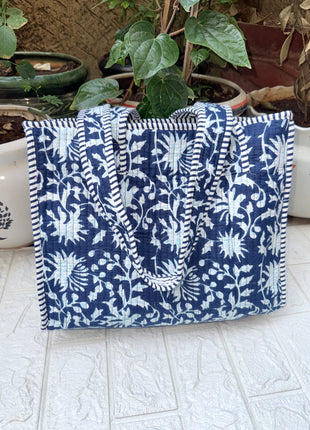 Quilted Mini Tote: Sharad