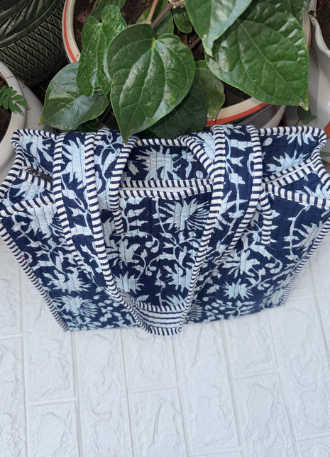 Quilted Mini Tote: Sharad