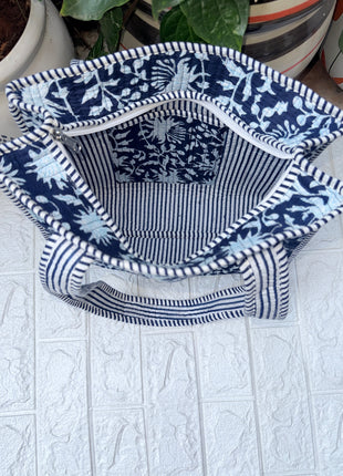 Quilted Mini Tote: Sharad