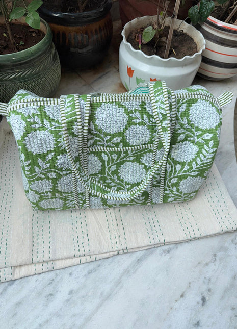 Mehandi Sunflower Duffle