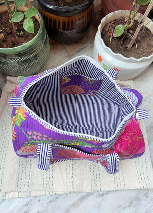 Purple Tropical Fruit Duffle