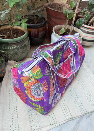 Purple Tropical Fruit Duffle