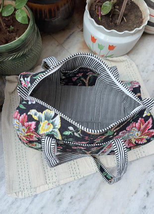 Botanic Floral Quilted Duffle