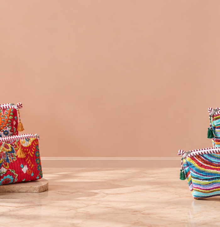 <h1>Handcrafted Beauty, Made to Travel</h1>